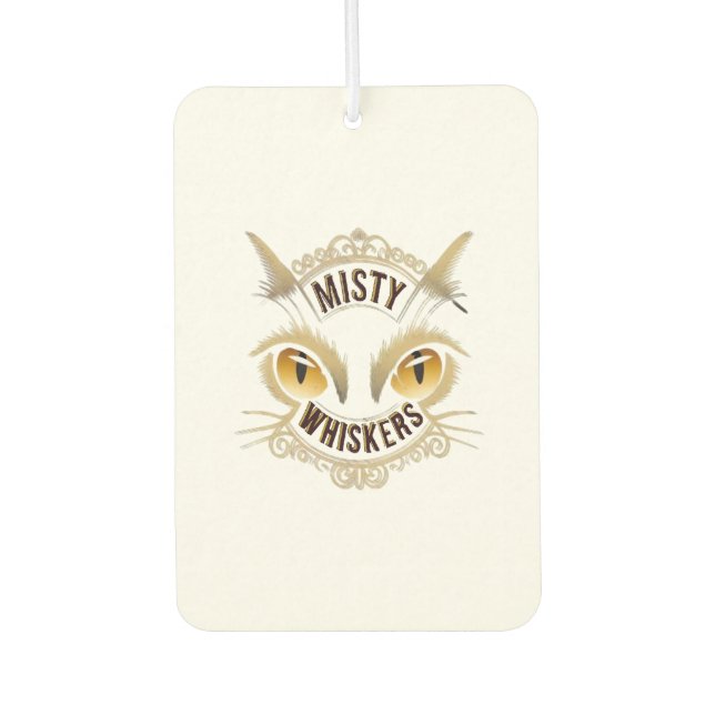 Cat whiskers air freshener (Front)