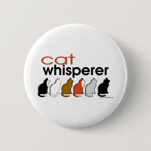 Cat Whisperer 2 Inch Round Button