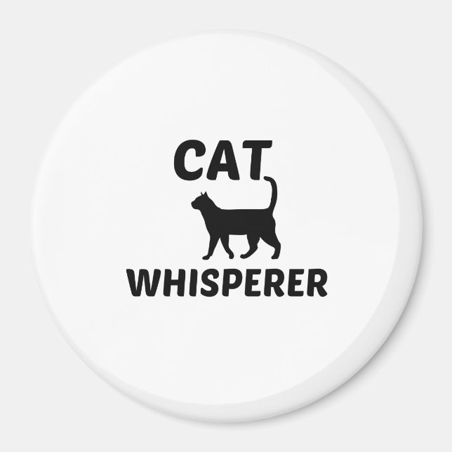 CAT WHISPERER MAGNET (Front)
