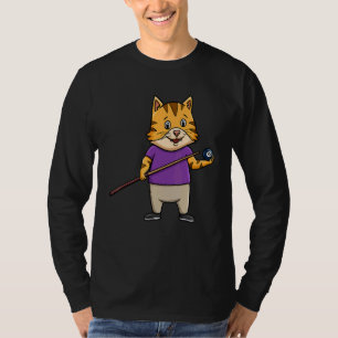 Cat Whisperer Snooker Pool Player Sport Billiard T-Shirt