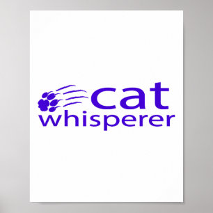Cat Whisperer T Shirt Gift For Cat Lovers For Men Poster