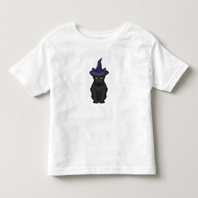 Cat Witch Toddler T-shirt (Front)