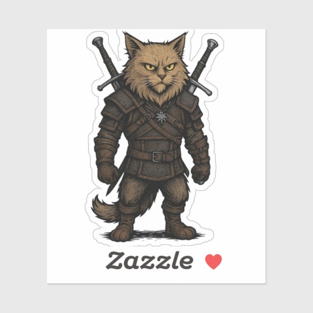 Cat Witcher – Medieval Fantasy Warrior (Sheet)