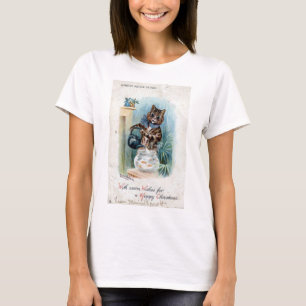Cat with a kettle, Louis Wain T-Shirt