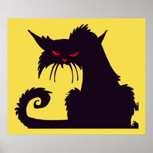 Cat With An Attitude Poster