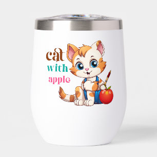 Cat With Apple-85242