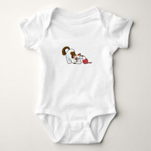 Cat with Ball of Wool Baby Bodysuit