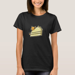 Cat with Birthday Cake T-Shirt