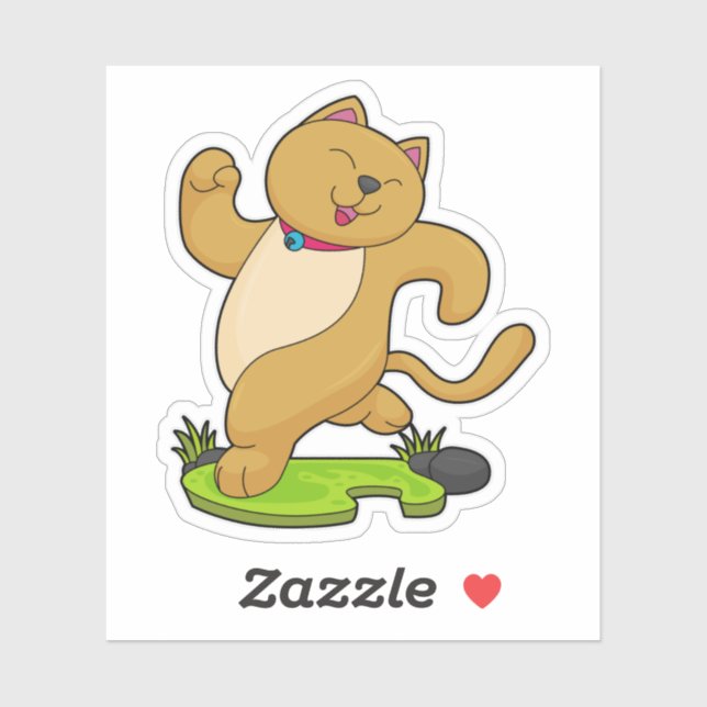 Cat with Choker at Running (Sheet)