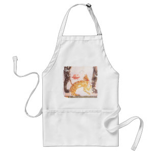 cat with collar standard apron