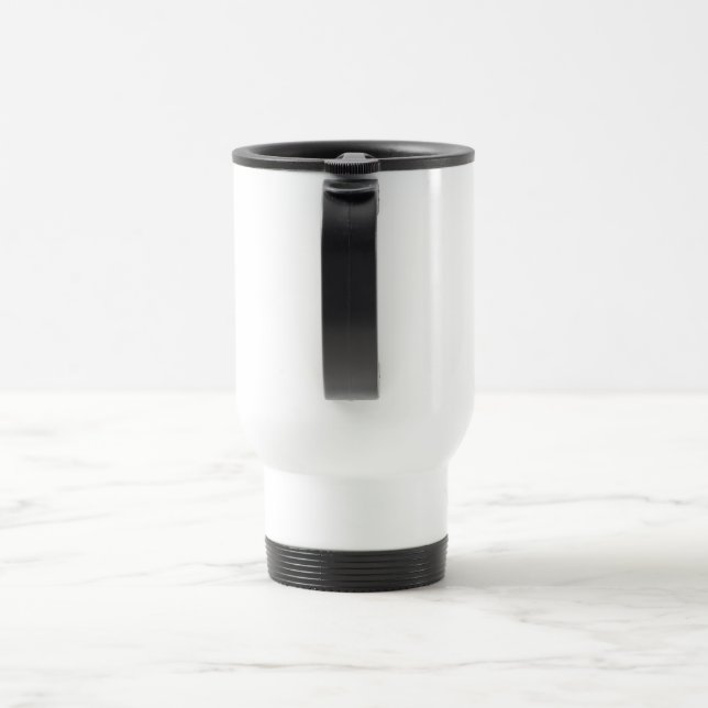 Cat with dream travel mug (Handle)