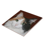 Cat with eyelashes tile (Side)