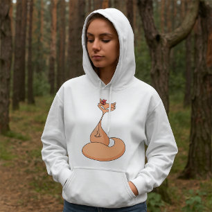 Cat with Flower Cute Kawaii Kitty Hoodie