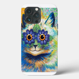 Cat with Flower Eyes   Louis Wain   iPhone 13 Pro Case