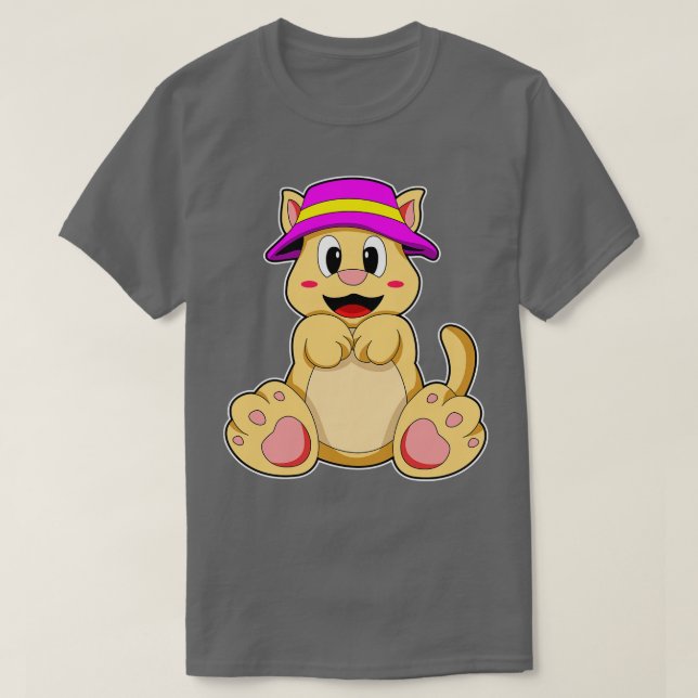 Cat with Hat T-Shirt (Design Front)