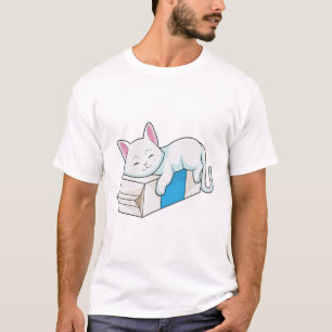 Cat with Milk T-Shirt