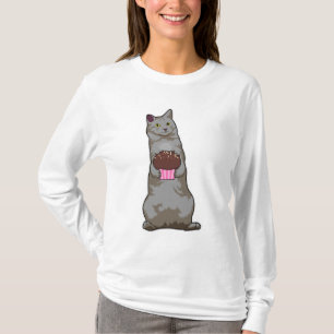 Cat with Muffin T-Shirt