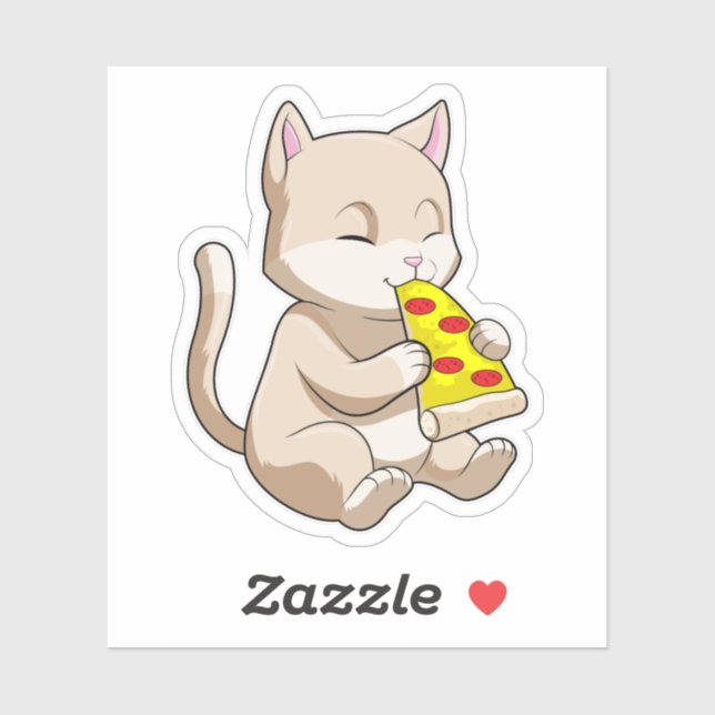 Cat with Pizza (Sheet)