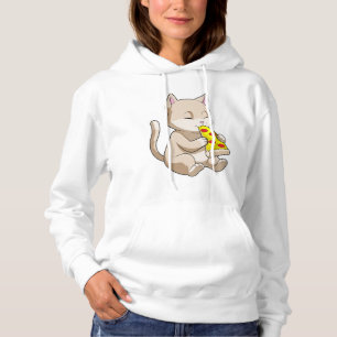 Cat with Pizza Hoodie