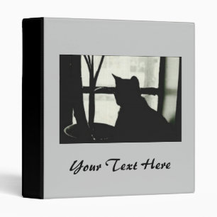 'Cat with Plant' Binder