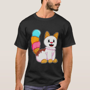 Cat with Popsicle T-Shirt
