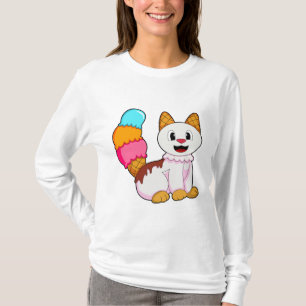 Cat with Popsicle T-Shirt