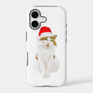Cat with Santa's Hat Case-Mate iPhone Case