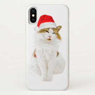 Cat with Santa's Hat Case-Mate iPhone Case