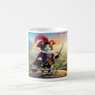 Cat with Shoes Child Phrase Coffee Mug