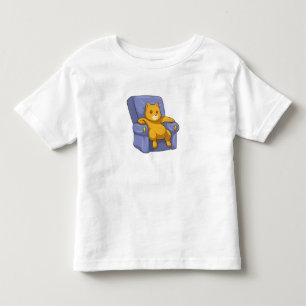 Cat with Sofa Toddler T-shirt