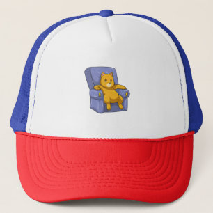 Cat with Sofa Trucker Hat