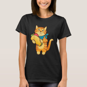 Cat with Taco T-Shirt