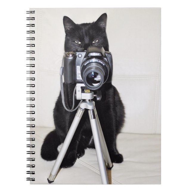 Cat with the camera notebook (Front)