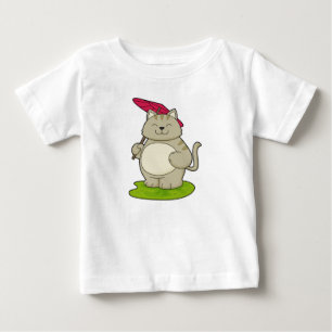 Cat with  Umbrella Baby T-Shirt