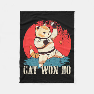 Cat Won Do Shirt Ca Fleece Blanket