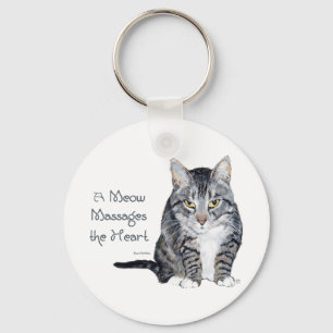 Cat Words of Wisdom - Meow Keychain