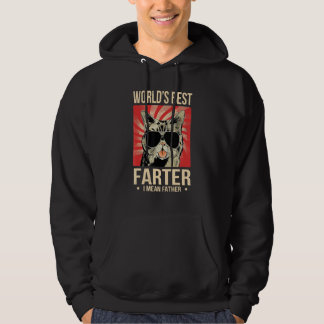 Cat Worldu2019s Best Farter I Mean Father Hoodie