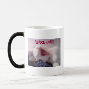 Cat Yawning Magic Mug