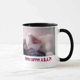 Cat Yawning Mug