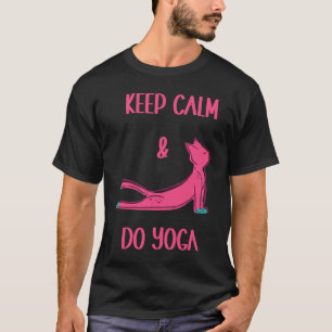 Cat Yoga Animals Workout Calm T-Shirt