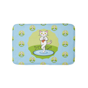 Cat Yoga Bath Mat