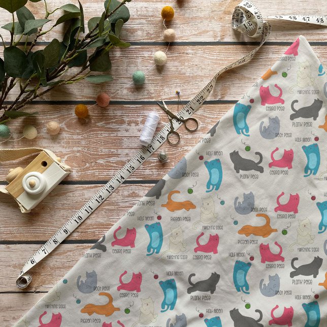 Cat Yoga Fabric (Creator Uploaded)