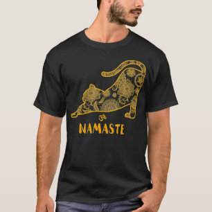 Cat Yoga Namaste OM Funny Yoga Gift T-Shirt
