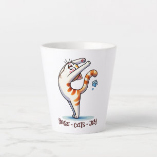 Cat Yoga Pose - Yoga - Cats - Joy Latte Mug