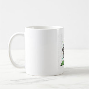 Cat Yoga Tree Pose Funny Zen Kitty Design Coffee Mug
