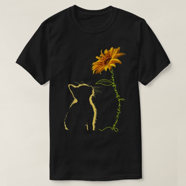Cat You Are My Sunshine Cats T-Shirt (Design Front)