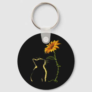 Cat You Are My Sunshine Cats Tee Gifts  Keychain