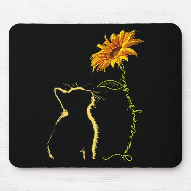 Cat You Are My Sunshine Cats Tee Gifts  Mouse Pad (Front)
