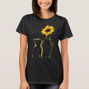 Cat You Are My Sunshine Sunflower Cat Mom Dad T-Shirt