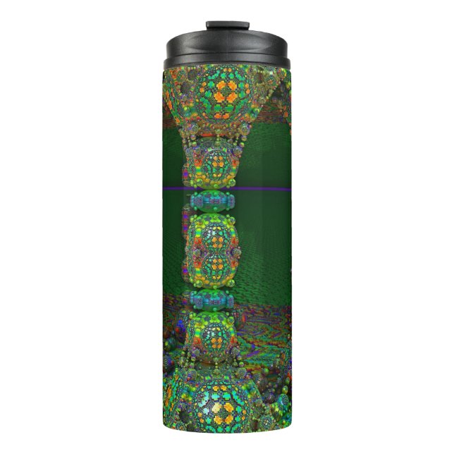 Catacombs Green Thermal Tumbler (Front)